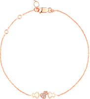 (Women) Qeelin Wulu Series Diamond Rose Gold 18K Hollow Gourd Bracelet for Women. WWB50ACRGDI (Women) Qeelin Wulu Series Diamond Rose Gold 18K Hollow Gourd Bracelet for Women. WWB50ACRGDI