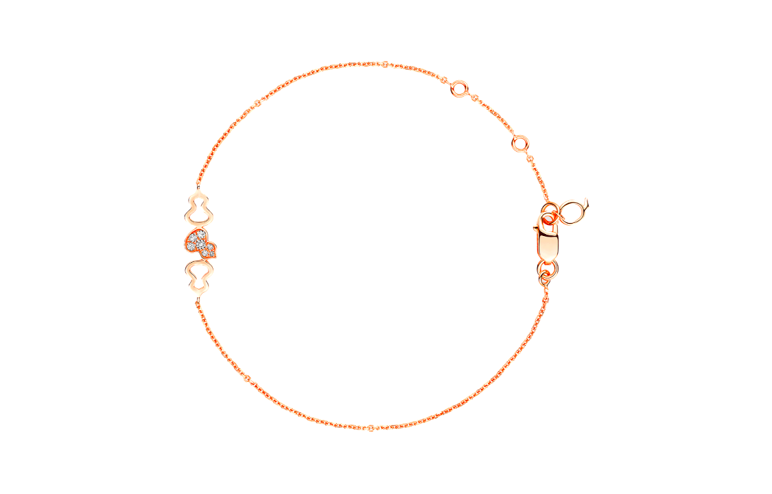 Lookbook (W) Pulsera Qeelin Wulu Oro Rosa 18K Diamantes Calados para Mujer. WWB50ACRGDI