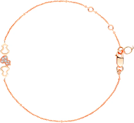 (W) Pulsera Qeelin Wulu Oro Rosa 18K Diamantes Calados para Mujer. WWB50ACRGDI Lookbook (W) Pulsera Qeelin Wulu Oro Rosa 18K Diamantes Calados para Mujer. WWB50ACRGDI