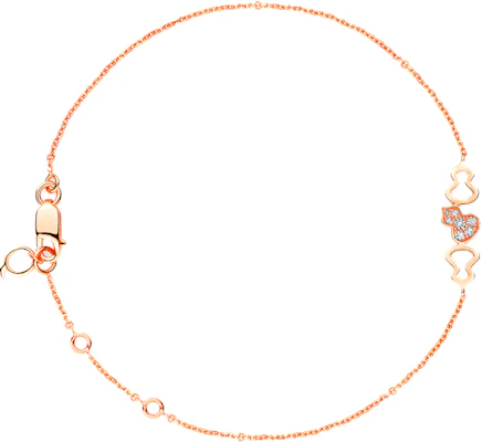 (W) Pulsera Qeelin Wulu Oro Rosa 18K Diamantes Calados para Mujer. WWB50ACRGDI Shop (W) Pulsera Qeelin Wulu Oro Rosa 18K Diamantes Calados para Mujer. WWB50ACRGDI