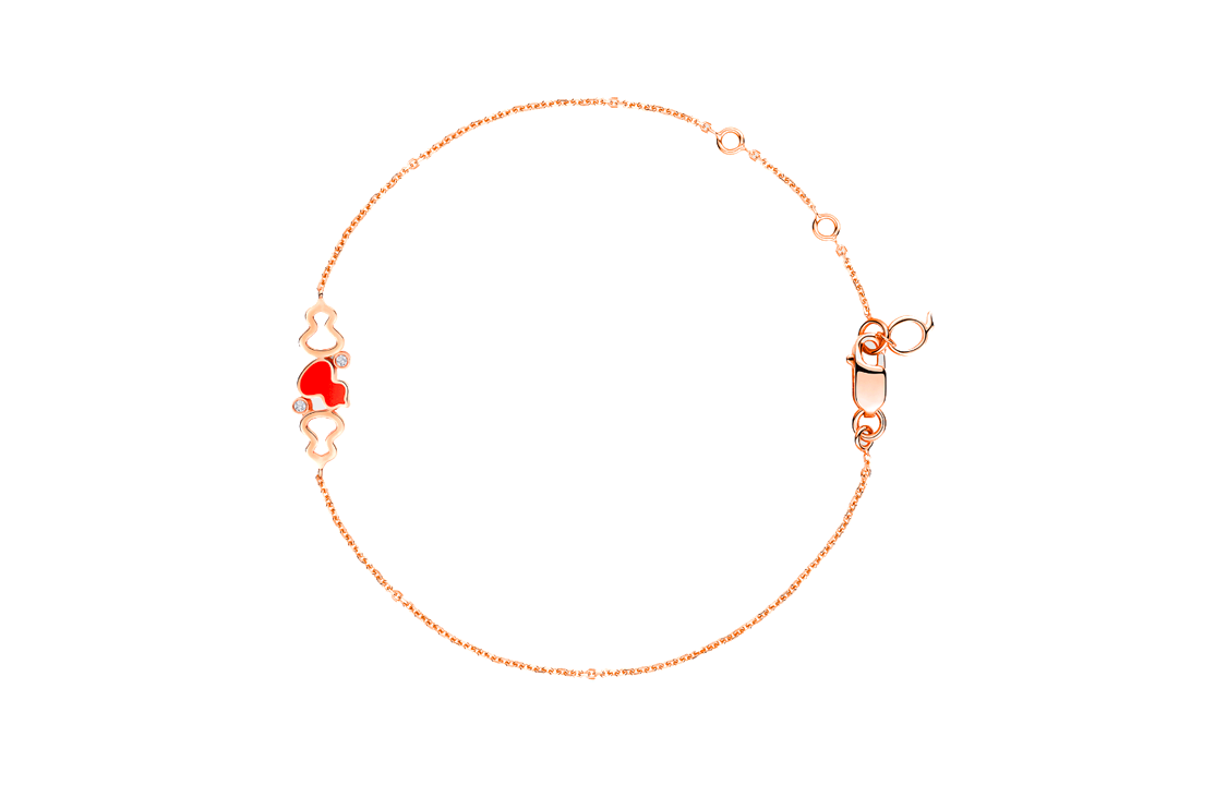 (Women) Qeelin Wulu Series Diamond Rose Gold Women’s Bracelet. WWB50ABRGRH 圖 3