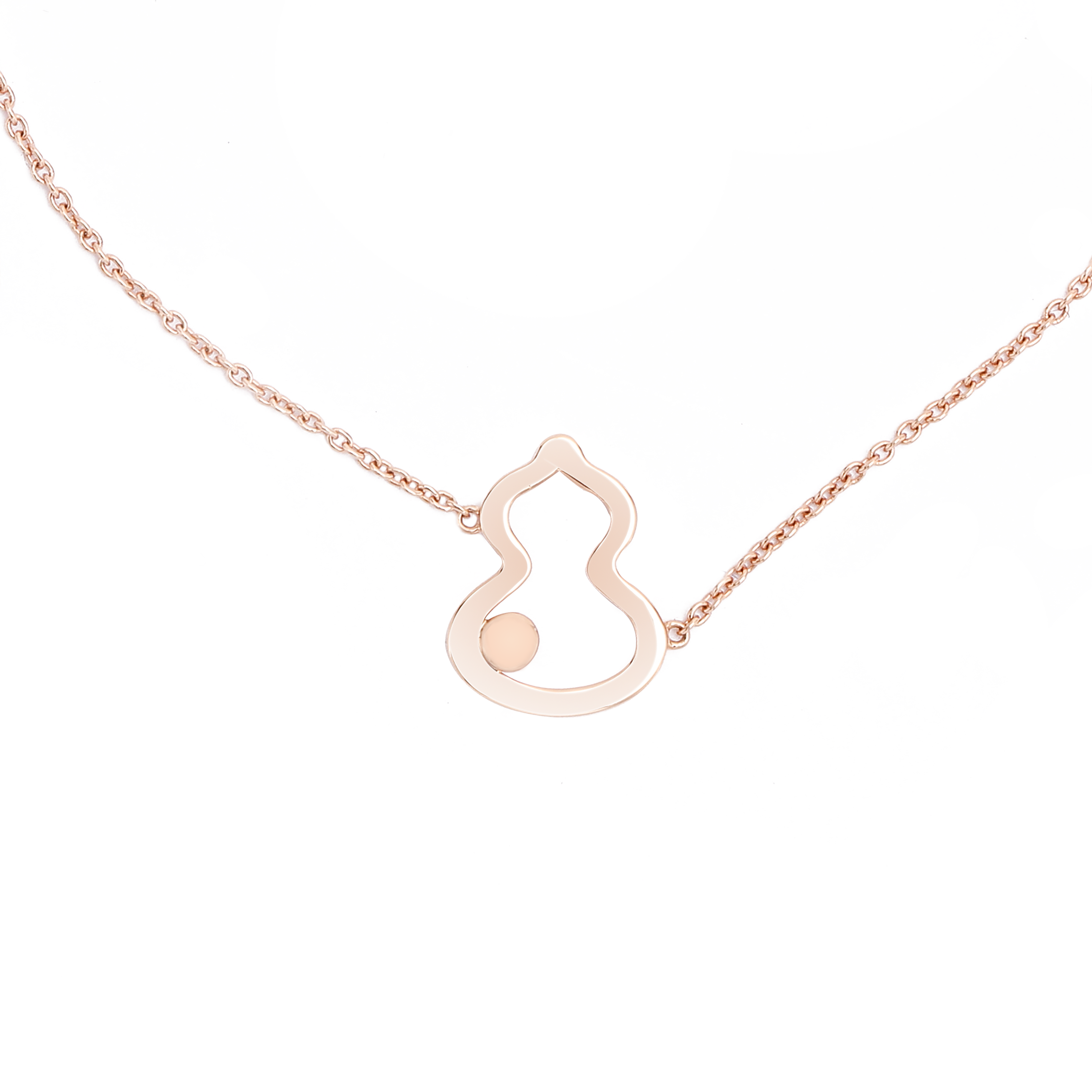 (Women) Qeelin Wulu Series Elegance 18K Rose Gold Gourd Pendant Bracelet for Women. WU-BR0006A-RGD 圖 3