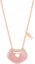 Buy (W) Qeelin Yu Yi Loket Rantai Wanita, Emas Ros 18K, Berlian & Pink Opal. YYL-040-NL-RGDPO