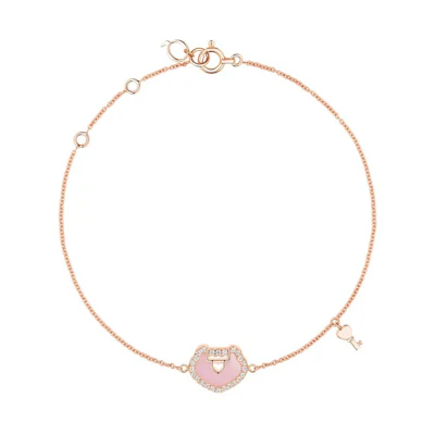 (Women) Qeelin Yu Yi Elegant Fashion Bracelet for Women in Rose Gold. YYL-BR0013A-RGDPO