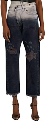 (W) R13 Seluar Jeans Cropped Kaki Lurus Warna Blok Hitam R13W2048-D013E Lookbook (W) R13 Seluar Jeans Cropped Kaki Lurus Warna Blok Hitam R13W2048-D013E