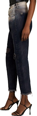 (W) R13 Seluar Jeans Cropped Kaki Lurus Warna Blok Hitam R13W2048-D013E Purchase (W) R13 Seluar Jeans Cropped Kaki Lurus Warna Blok Hitam R13W2048-D013E