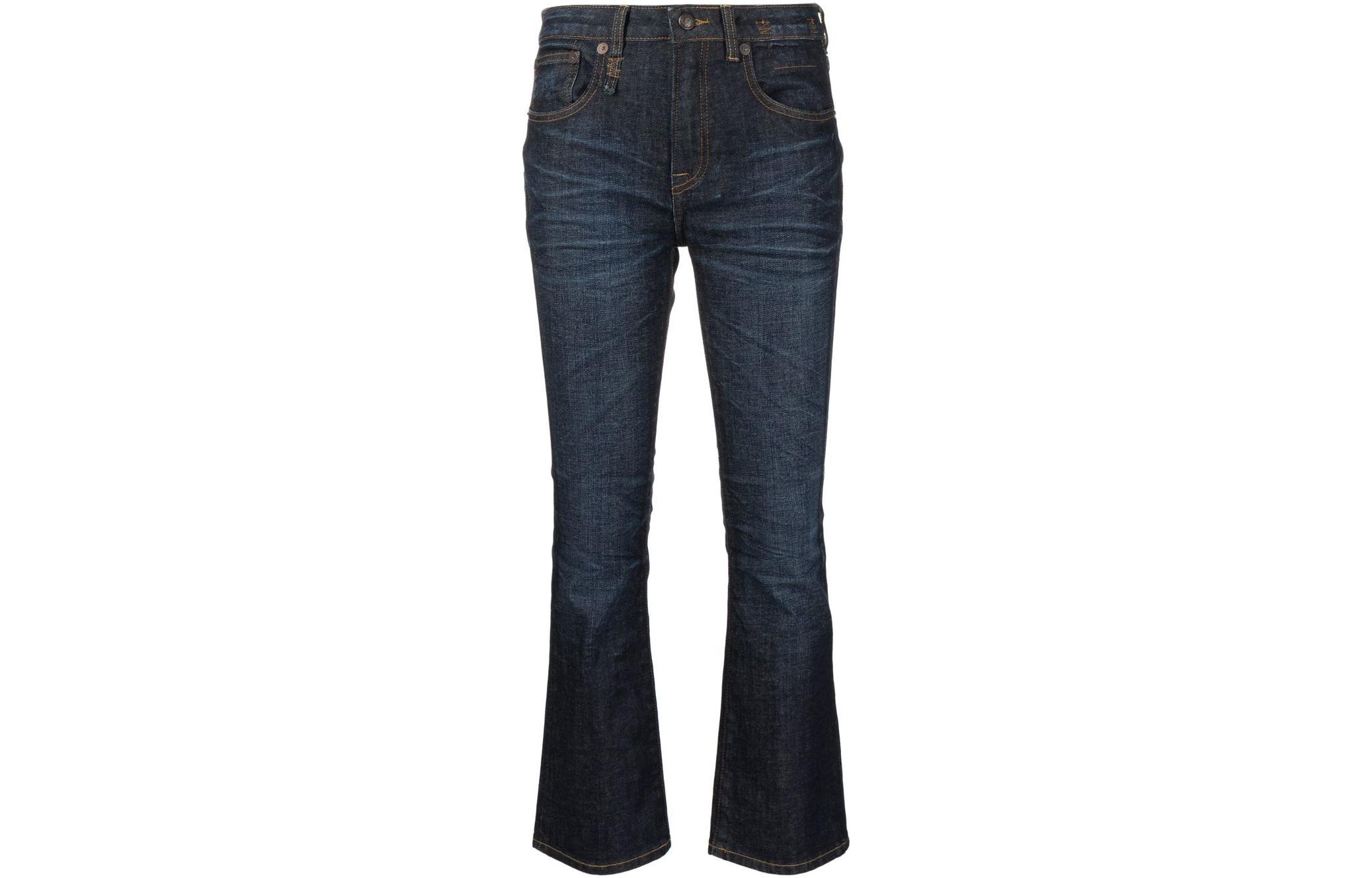 (Women) R13  High-Waisted Flared Jeans Blue R13W0009D099A