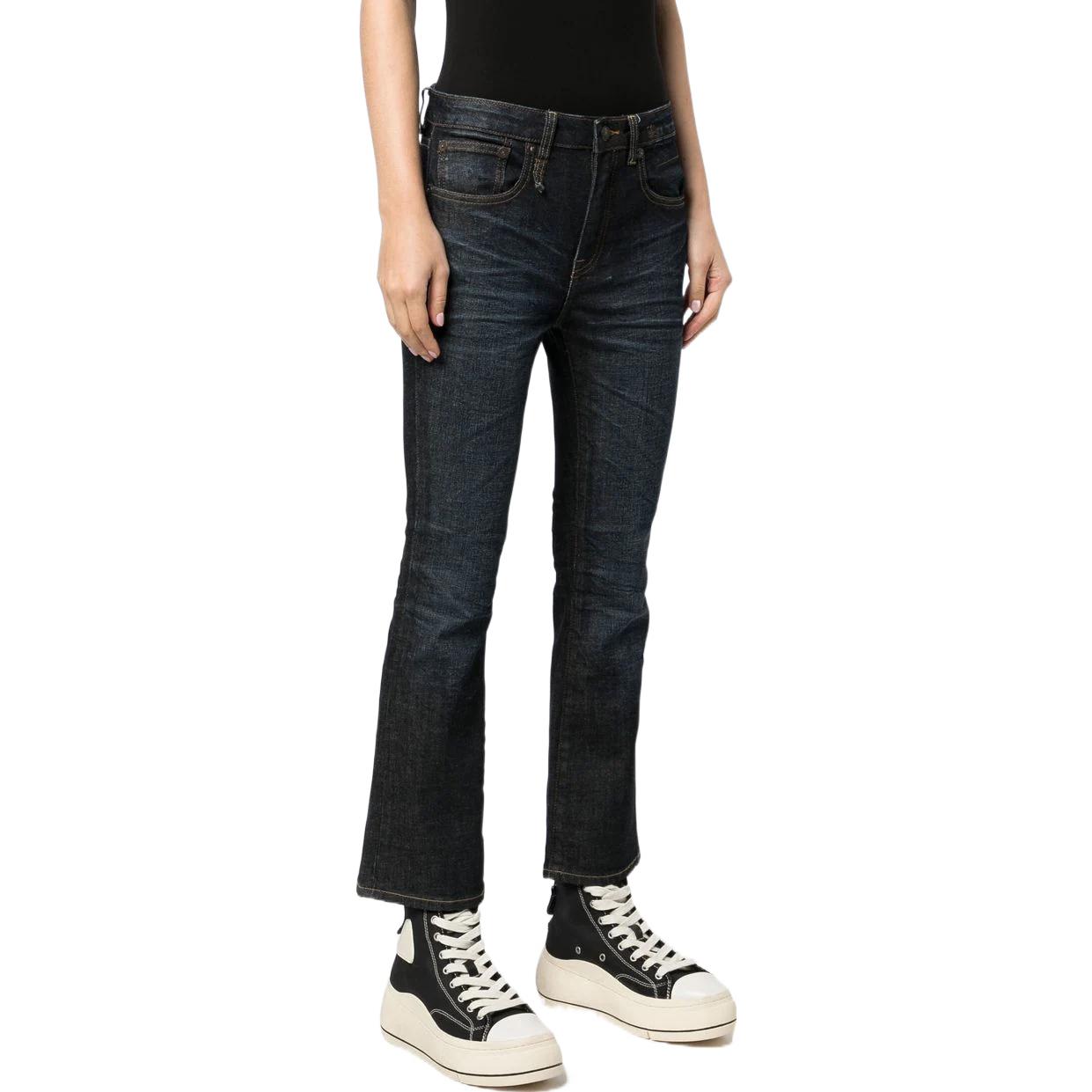 Purchase (W) R13 高腰喇叭牛仔裤 蓝色 R13W0009D099A