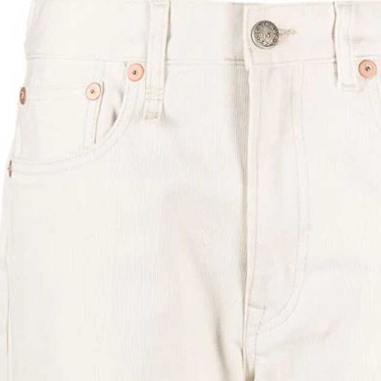 Sizing (W) R13 FW23 淺米色中腰標誌貼布牛仔褲 R13W5083D179A