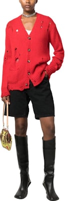 (W) R13 FW23 紅色V領長袖羊絨毛衣 R13WY177Y035B Lookbook (W) R13 FW23 紅色V領長袖羊絨毛衣 R13WY177Y035B