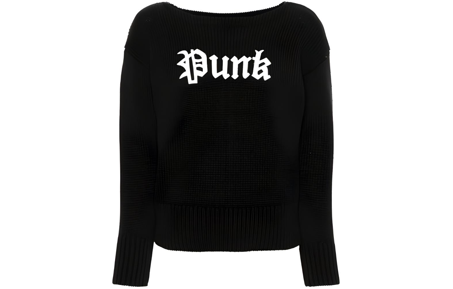 (Women) R13 FW23 Black Letter Print Crewneck Sweatshirt R13WY196-Y016A