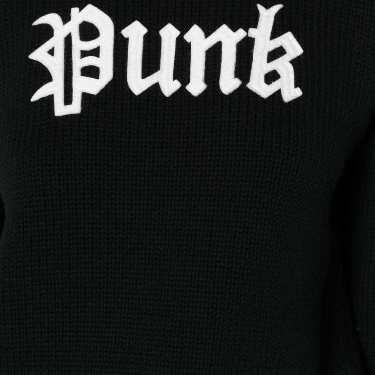 Sizing (W) R13 FW23 黑色字母印花圓領長袖上衣 R13WY196-Y016A