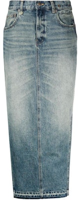 (W) R13 FW23 女款高腰開衩水洗丹寧長裙 靛藍色. R13WD102D173A Buy (W) R13 FW23 女款高腰開衩水洗丹寧長裙 靛藍色. R13WD102D173A