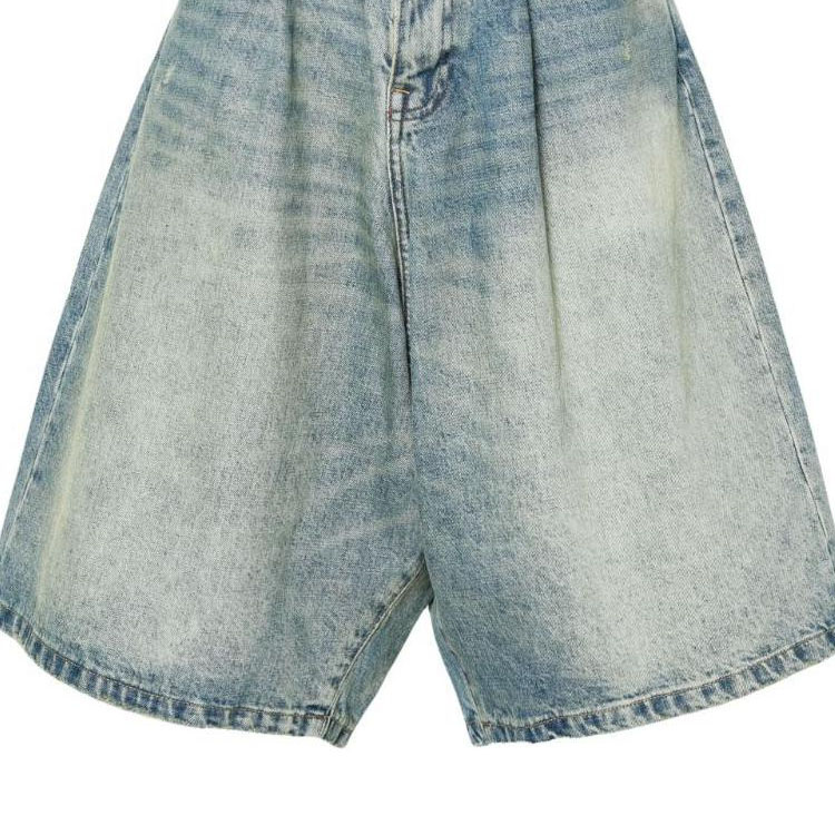 Sizing (W) R13 FW24 水洗效果寬版牛仔短褲 靛藍 R13WD152-D206A