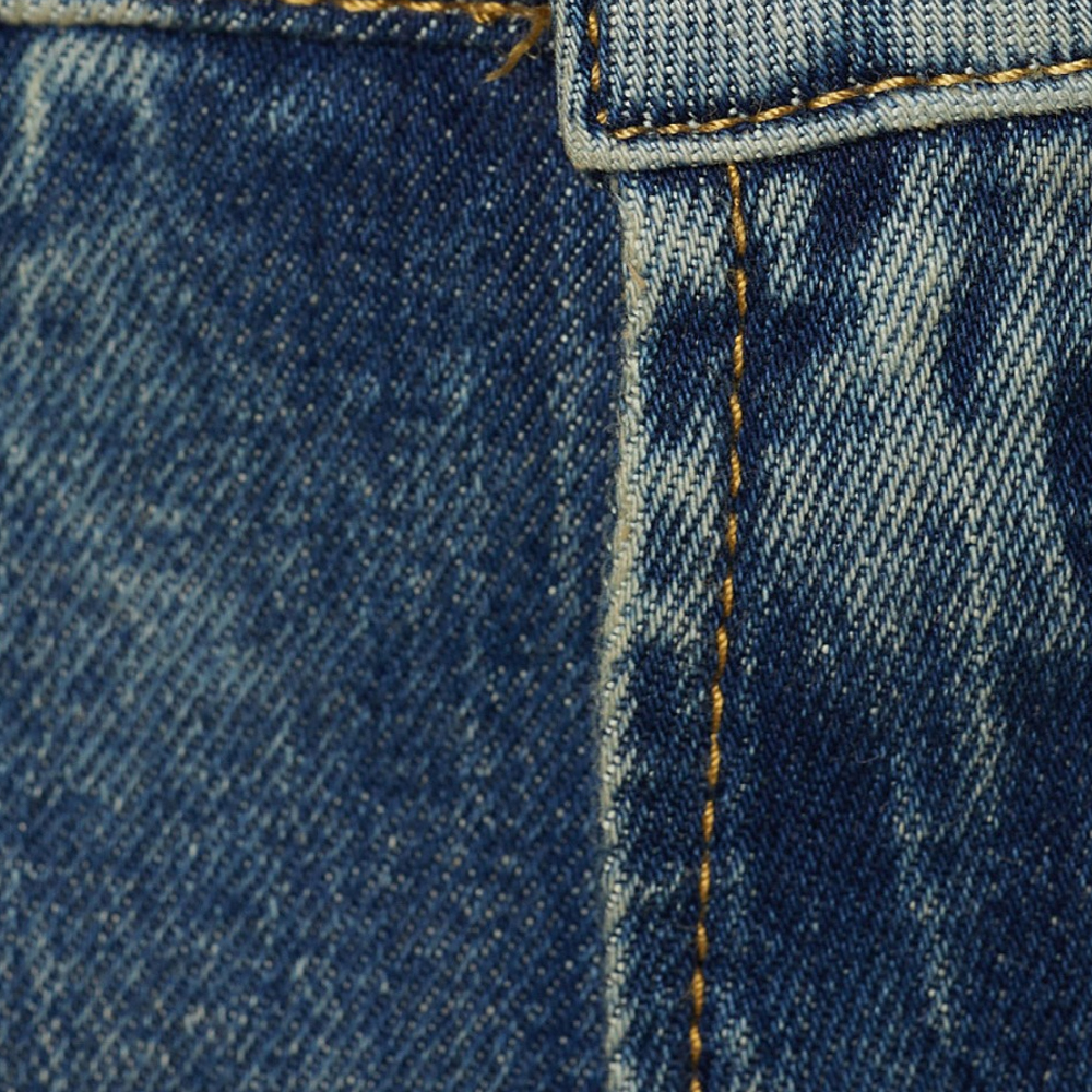 Sizing (W) R13 FW24 洗水拉鍊口袋直筒牛仔褲 藍色 R13WD090-D081A