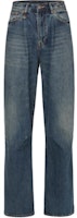 (Women) R13 FW24 Washed Vintage Zip Pocket Baggy Jeans Women Dawson Blue. R13WD146-D207A (Women) R13 FW24 Washed Vintage Zip Pocket Baggy Jeans Women Dawson Blue. R13WD146-D207A