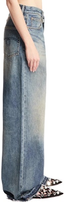 (W) R13 女生藍色牛仔低腰寬鬆直筒褲。 R13WD038-D213C Shop (W) R13 女生藍色牛仔低腰寬鬆直筒褲。 R13WD038-D213C