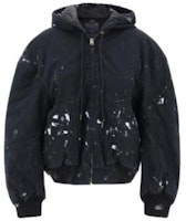 (Women) R13 Splatter Print Zip-Up Hoodie Jacket Women’s Black R13WR171R090D (Women) R13 Splatter Print Zip-Up Hoodie Jacket Women’s Black R13WR171R090D