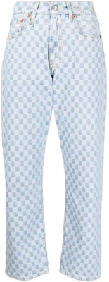 (W) R13 SS22 藍色格紋男友風直筒牛仔褲 R13W5083D046ACHECKERBOARD Order (W) R13 SS22 藍色格紋男友風直筒牛仔褲 R13W5083D046ACHECKERBOARD