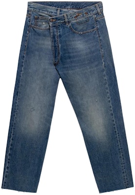 (W) R13 SS22 藍色不對稱拉鍊直筒休閒牛仔褲 R13W204873540000 Order (W) R13 SS22 藍色不對稱拉鍊直筒休閒牛仔褲 R13W204873540000