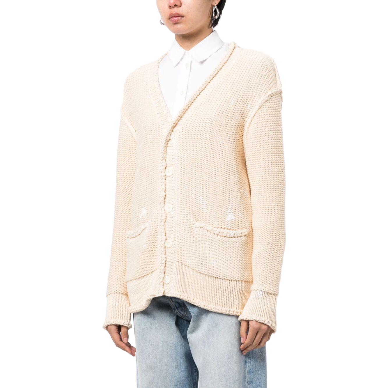 Purchase (W) R13 SS23 V領長袖針織毛衣 米色 R13WY151Y055B