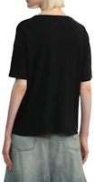 Sizing (W) R13 SS24 黑色純色圓領短袖T恤 R13WK141001BA