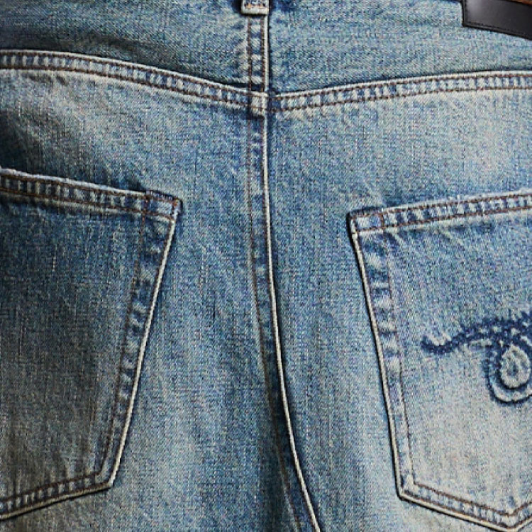 Sizing (W) R13 SS24 仿舊寬鬆丹寧長裙 克林頓藍 R13WD100-D173D