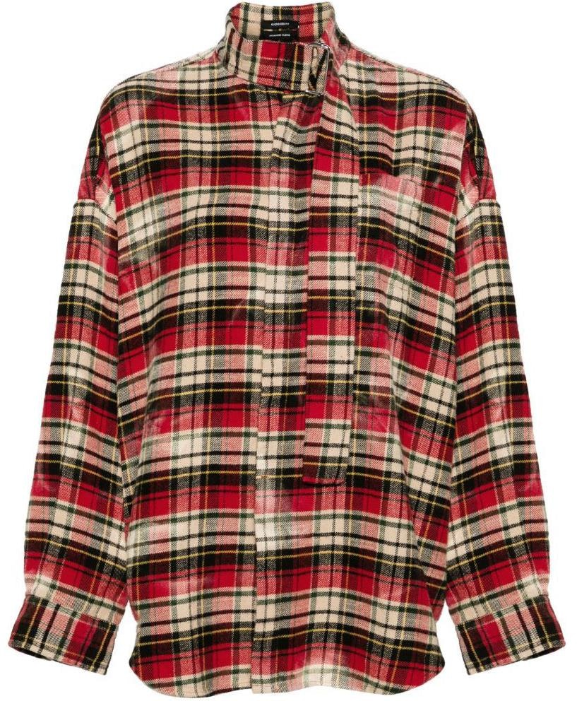 women-r13-ss-24-red-plaid-tie-neck-button-up-loose-fit-long-sleeve-shirt-r13-wr-237-r343-b