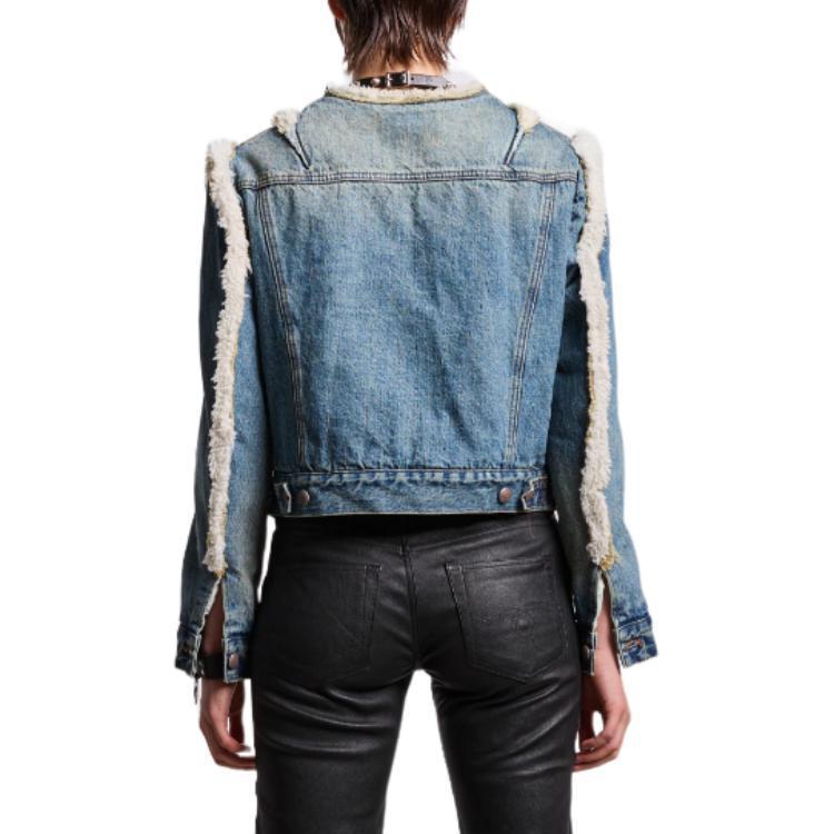 Lookbook (W) R13 SS24 修身剪裁短版牛仔外套 克林頓藍 R13WD099-D173E