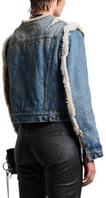 (W) R13 SS24 修身剪裁短版牛仔外套 克林頓藍 R13WD099-D173E Shop (W) R13 SS24 修身剪裁短版牛仔外套 克林頓藍 R13WD099-D173E