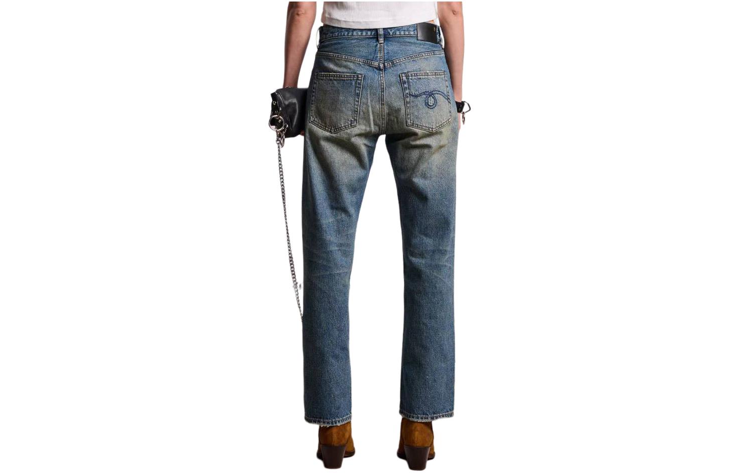 Lookbook (W) R13 SS24 水洗褪色直筒牛仔褲 藍色 R13W5083-D173A