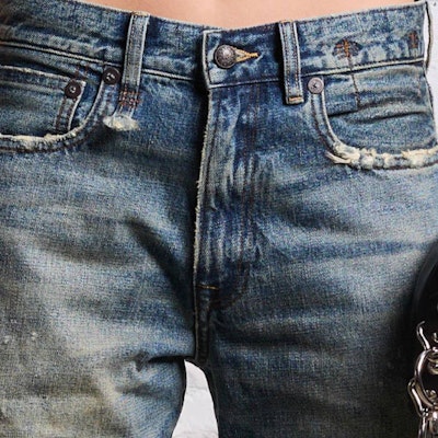 (W) R13 SS24 水洗褪色直筒牛仔褲 藍色 R13W5083-D173A Details for (W) R13 SS24 水洗褪色直筒牛仔褲 藍色 R13W5083-D173A