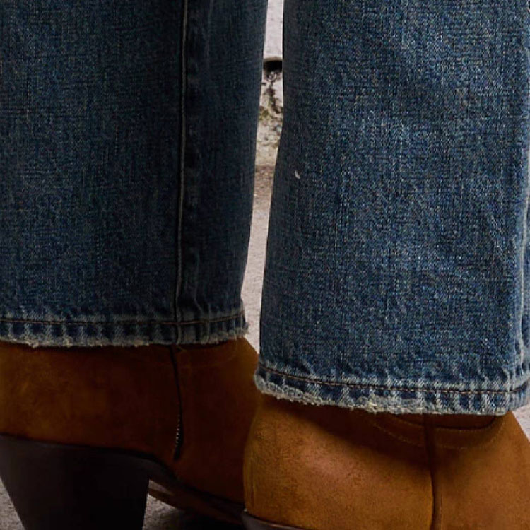 Sizing (W) R13 SS24 水洗褪色直筒牛仔褲 藍色 R13W5083-D173A