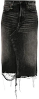 (Women) R13 SS24 Distressed Pocket Mid-Waist Long Casual Skirt Black (). R13WD100D239D (Women) R13 SS24 Distressed Pocket Mid-Waist Long Casual Skirt Black (). R13WD100D239D