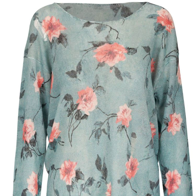 Shop (W) R13 SS24 花卉印花圓領針織毛衣 淺藍色 R13WY212Y127BBLU