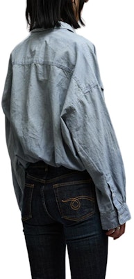 (W) R13 SS24 漸層寬版短版泡泡袖襯衫 女款 復古藍 R13WD268-D228A Purchase (W) R13 SS24 漸層寬版短版泡泡袖襯衫 女款 復古藍 R13WD268-D228A