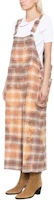 Purchase (W) R13 SS24 橙色格紋方領口袋寬鬆連身吊帶褲 女款 R13WR147R389B