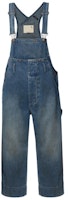 (Women) R13 SS24 Washed Denim Wide-Leg Overalls Women Wilton Blue. R13WD115D205A (Women) R13 SS24 Washed Denim Wide-Leg Overalls Women Wilton Blue. R13WD115D205A