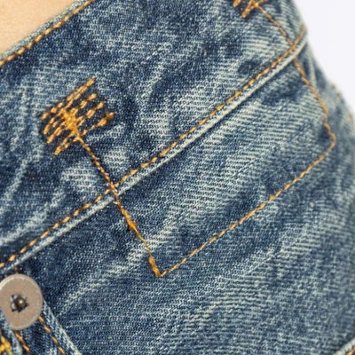 (W) R13 SS24 女款水洗刷舊破壞拉鍊口袋牛仔褲 - 藍色. R13W5083D216A Details for (W) R13 SS24 女款水洗刷舊破壞拉鍊口袋牛仔褲 - 藍色. R13W5083D216A