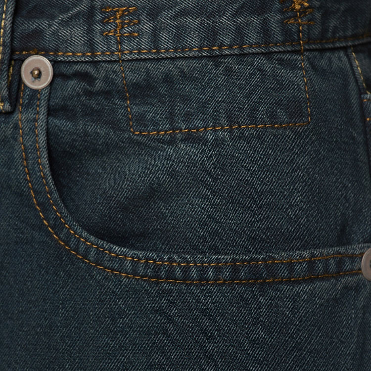 Details for (W) R13 SS24 女款洗水寬褲牛仔褲附拉鍊口袋 深藍色 Camden Navy R13WD038-D203A