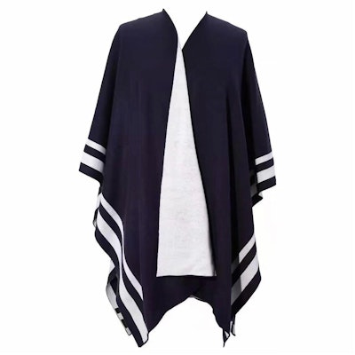 (W) Ralph Lauren 海軍藍披肩羊毛混紡原創設計款 LO0207-105 Order (W) Ralph Lauren 海軍藍披肩羊毛混紡原創設計款 LO0207-105