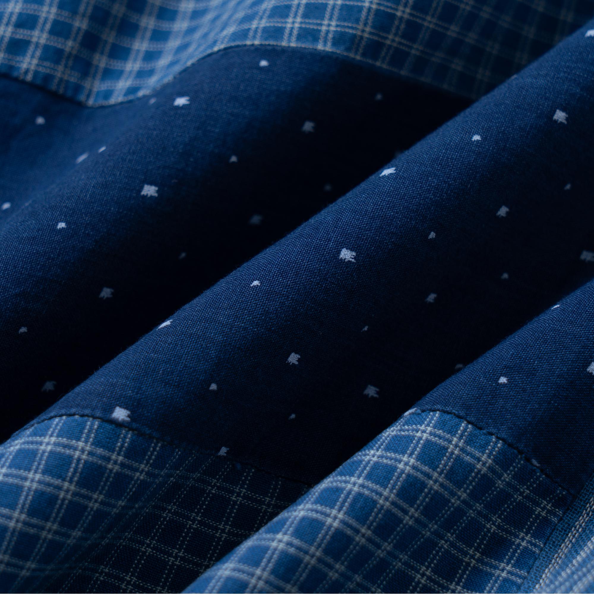 Details for (W) 拉夫劳伦蓝色拼接长袖拉链夹克 211959195-001