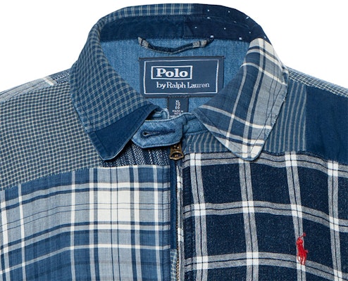 (W) 拉夫劳伦蓝色拼接长袖拉链夹克 211959195-001 Sizing (W) 拉夫劳伦蓝色拼接长袖拉链夹克 211959195-001