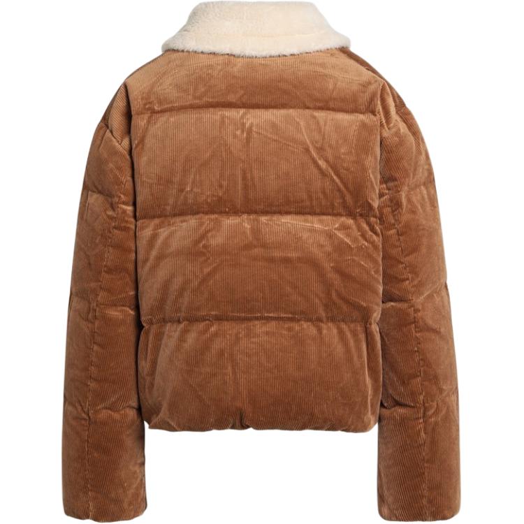 Lookbook (W) Ralph Lauren駱駝色拉鍊長袖翻領外套附品牌刺繡 211947668-001