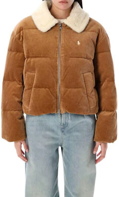 (W) Ralph Lauren駱駝色拉鍊長袖翻領外套附品牌刺繡 211947668-001 Shop (W) Ralph Lauren駱駝色拉鍊長袖翻領外套附品牌刺繡 211947668-001