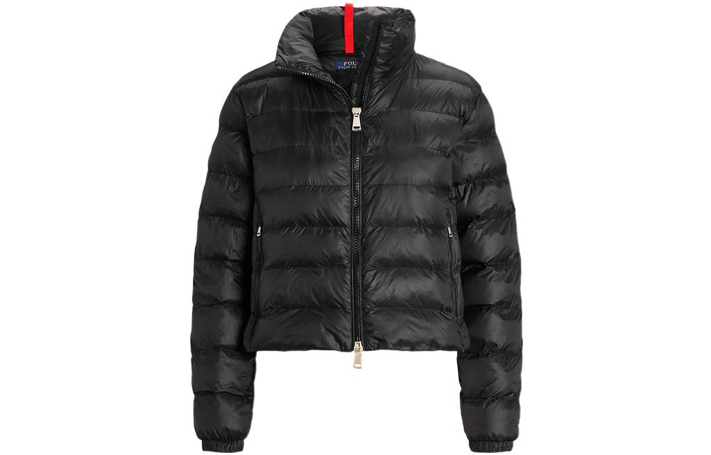 (Women) Ralph Lauren FW22 Black Taffeta Zip-Up Jacket WMPOOTWN2820184-001