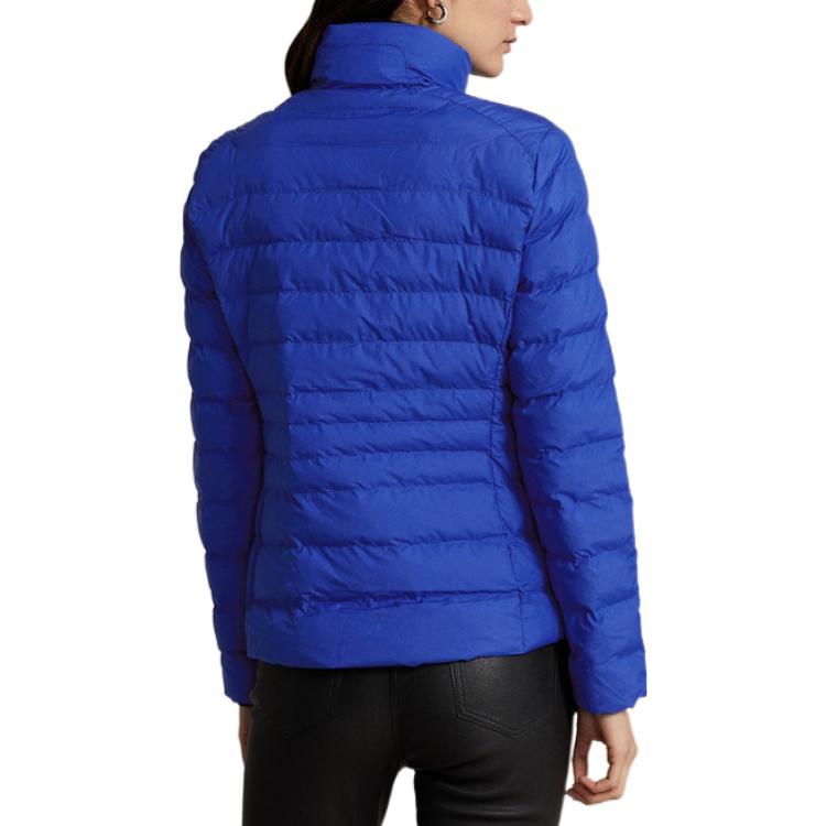 Shop (W) Ralph Lauren FW22 女款藍色立領拉鍊休閒外套 WMPOOTWN2820173-400