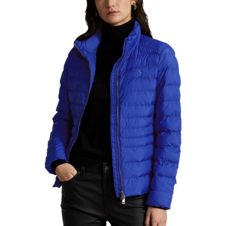 Purchase (W) Ralph Lauren FW22 女款藍色立領拉鍊休閒外套 WMPOOTWN2820173-400