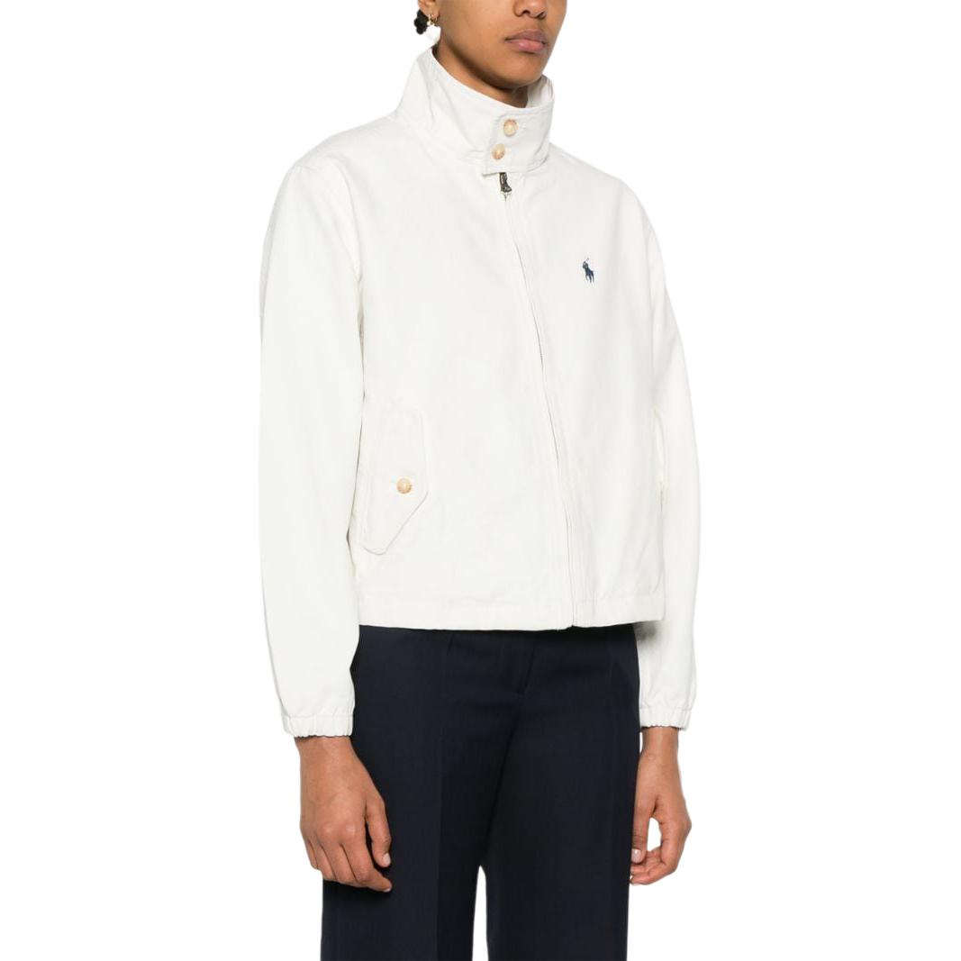 Purchase (W) 拉夫·勞倫 FW23 米白高領拉鍊休閒外套 211936442-005