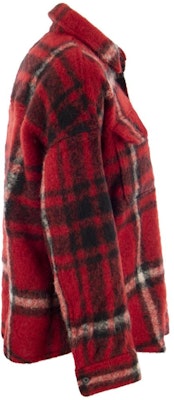 (W) Ralph Lauren FW23 紅色格紋拼接長袖外套 211916031-001 Shop (W) Ralph Lauren FW23 紅色格紋拼接長袖外套 211916031-001